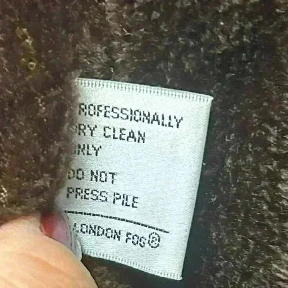 London Fog Vtg Clipper Mist All Weather Trench Coat Removable Fur Lined 40R - Picture 8 of 10